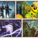 Images from Coriolis: Emissary Lost, 3 Laws of Robotics, Star Wars Allies and Adversaries, and The Lord of the Rings: Journeys in Middle-earth.